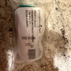 Pampered Chef Chocolate Drizzler Tool Teal‎ Green, Sealed Package